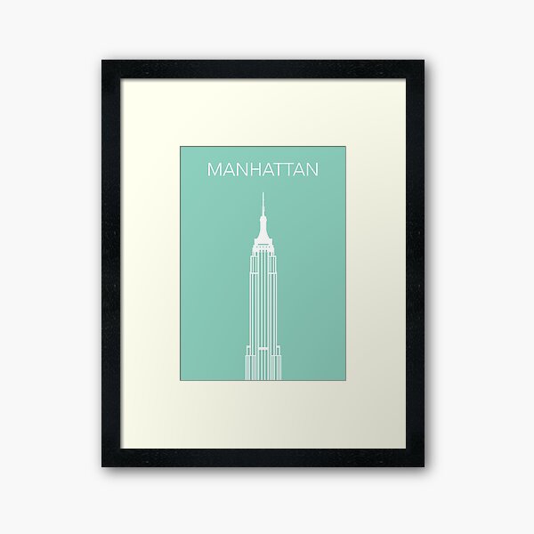 Manhattan Framed Art Print
