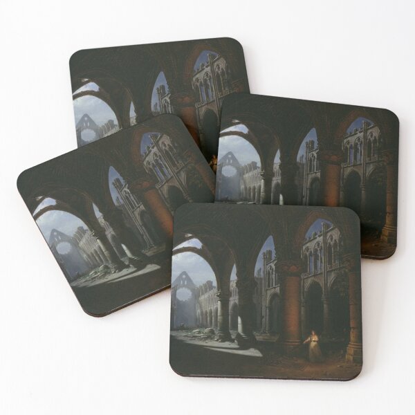 Item preview, Vintage painting Gothic Architecture designed and sold by Vintage Designs +.