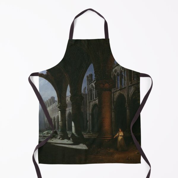 Item preview, Vintage painting Gothic Architecture designed and sold by Vintage Designs +.