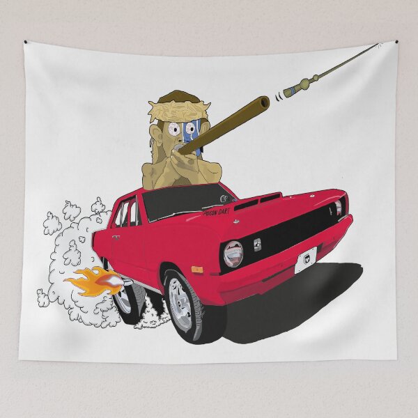 Item preview, Wild Red Car designed and sold by Curt's KarToons.
