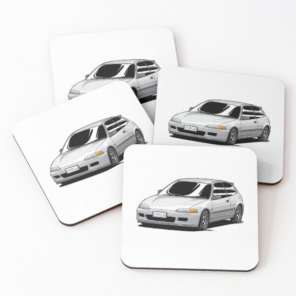 Item preview, JDM Hothatch White Eg6 designed and sold by pjrstudio.