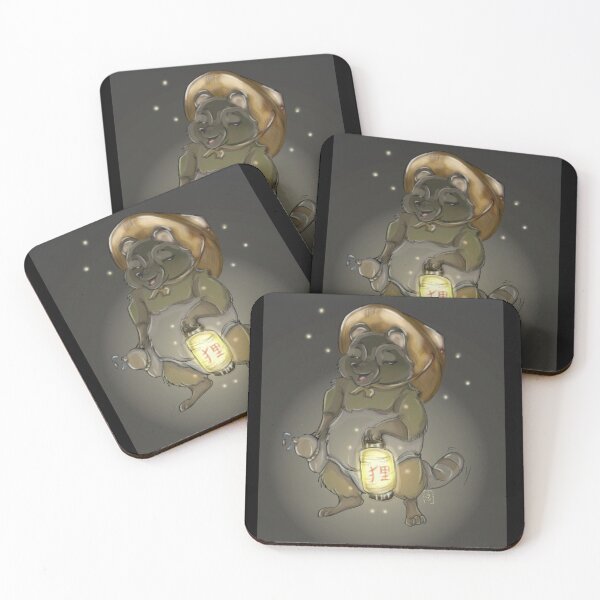 Item preview, Tanuki walk in the midnight. designed and sold by SumireSato4.