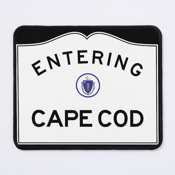 Item preview, Entering CAPE COD - Commonwealth of Massachusetts Road Sign designed and sold by NewNomads.
