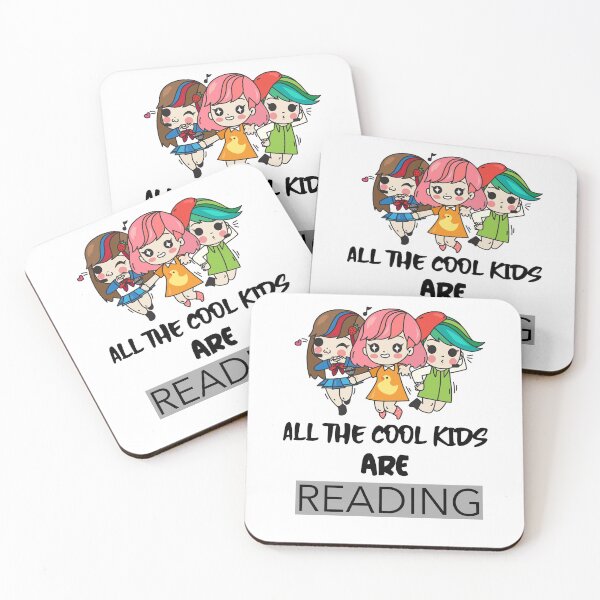 Item preview, All the cool kids are reading. designed and sold by DesignedBySnip.