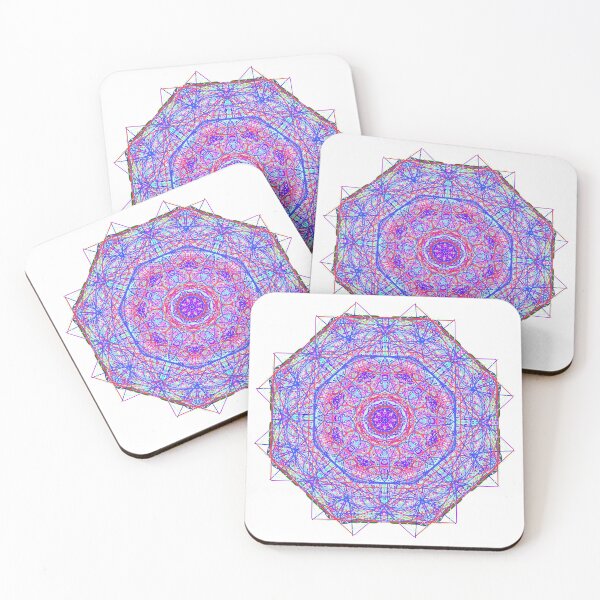 Aperçu de l'œuvre Mandala - tons de bijoux créée et vendue par InkyandCotton.