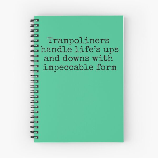 Item preview, Trampoliners handle life's ups and downs with impeccable form designed and sold by MuggyandMo.