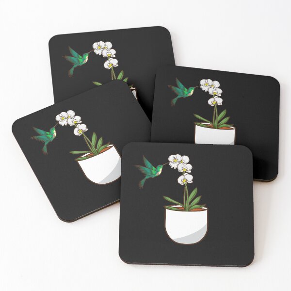 Item preview, Hummingbird Orchid Flower Gift Women Bird Plants Orchid designed and sold by DSWShirts.