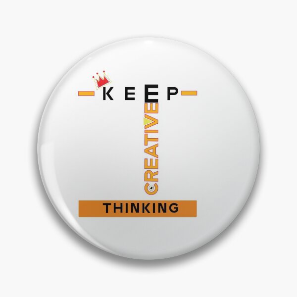 Item preview, Keep creative thinking modern typography t-shirt  designed and sold by KARTICK DUTTA.
