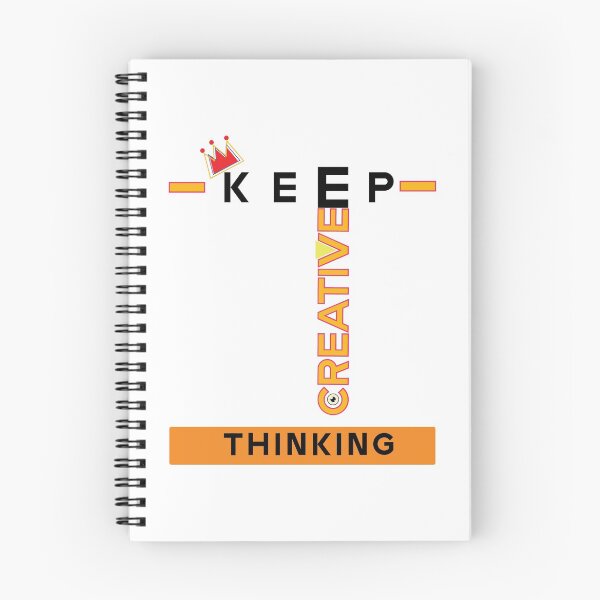Item preview, Keep creative thinking modern typography t-shirt  designed and sold by KARTICK DUTTA.