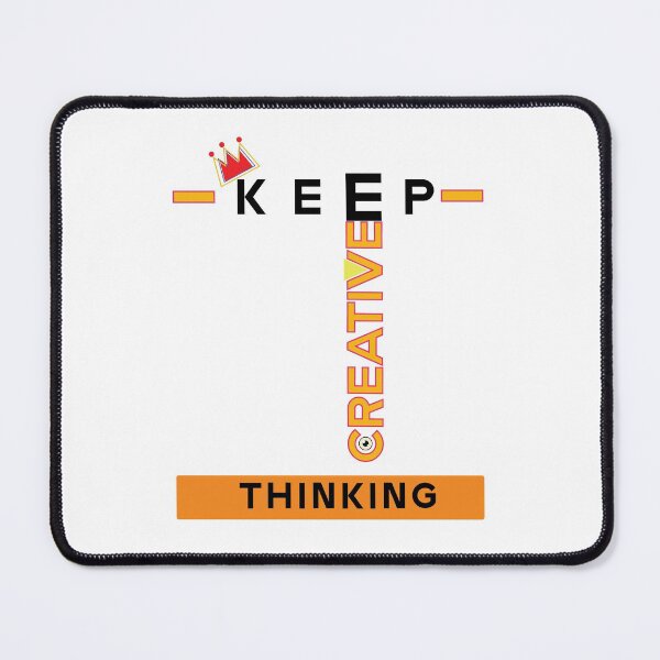Item preview, Keep creative thinking modern typography t-shirt  designed and sold by KARTICK DUTTA.
