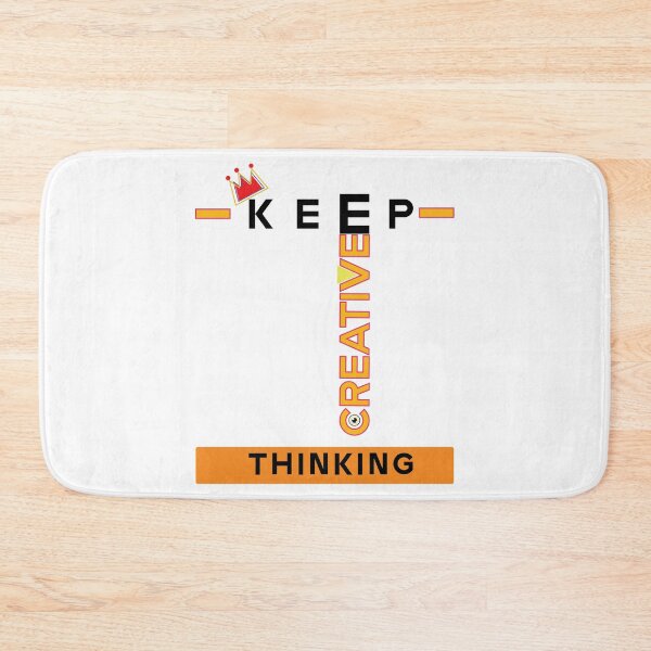 Item preview, Keep creative thinking modern typography t-shirt  designed and sold by KARTICK DUTTA.