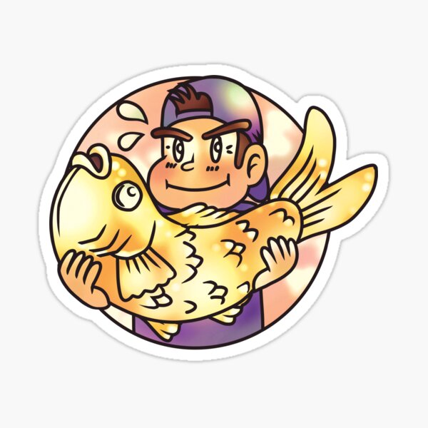 Item preview, Prize Catch - Golden Fish  designed and sold by CreativeOpus.