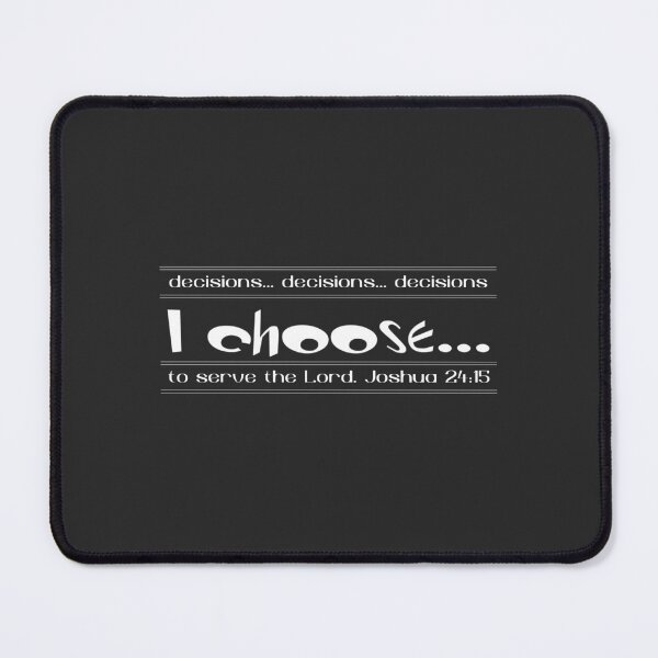 Item preview, Christian Design - I Choose to Serve the Lord designed and sold by simplydesignart.