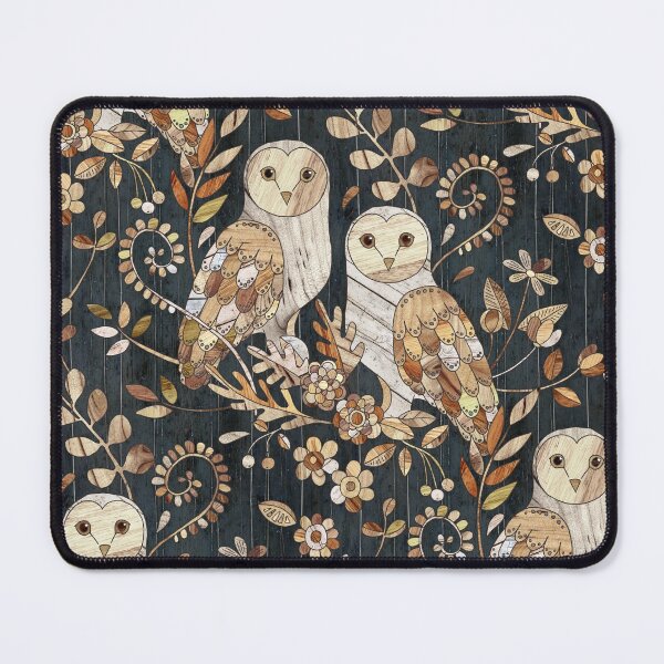 Item preview, Wooden Wonderland Barn Owl Collage designed and sold by micklyn.