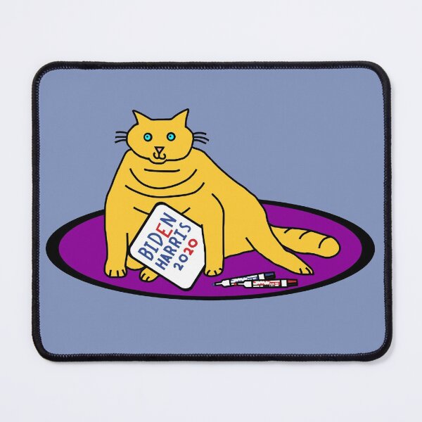 Item preview, Chonk Cat with Biden Harris Sign designed and sold by ellenhenry.