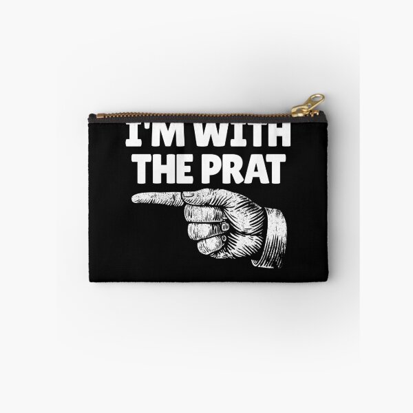Item preview, I'm With The Prat British Finger Left Funny I'm With Stupid Gear designed and sold by DynamicDesign.