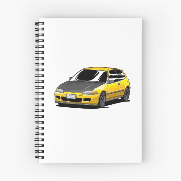 Item preview, JDM Hothatch Yellow Eg6 designed and sold by pjrstudio.