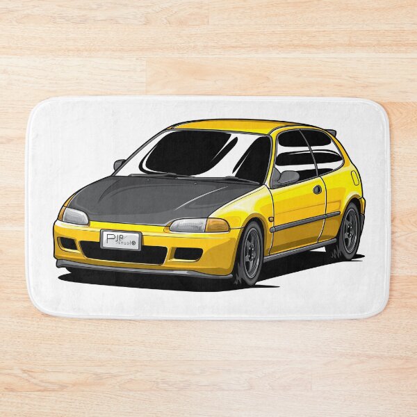 Item preview, JDM Hothatch Yellow Eg6 designed and sold by pjrstudio.