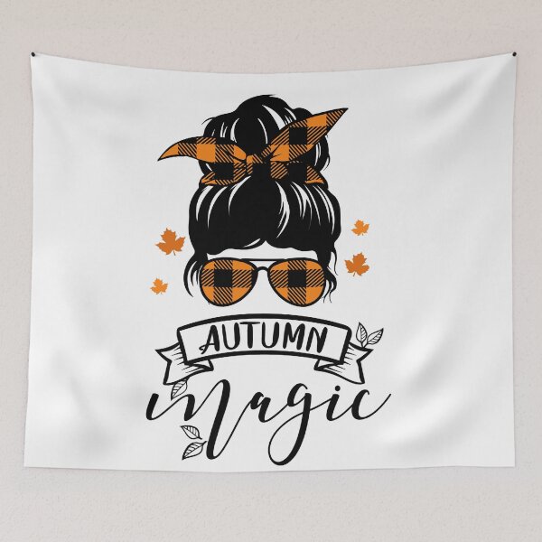 Item preview, Autumn magic messy bun- Fall  designed and sold by Designs Of all kinds.