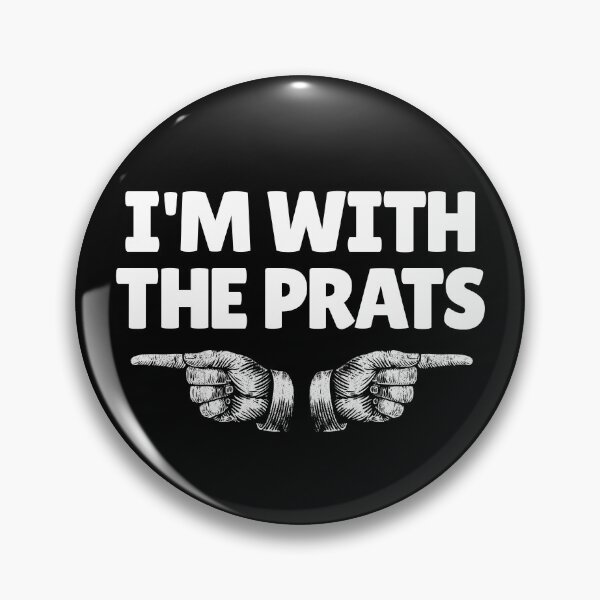 Artikelvorschau, I'm With The Prats British Point Left Right I'm With Stupids Gear entworfen und verkauft von DynamicDesign.