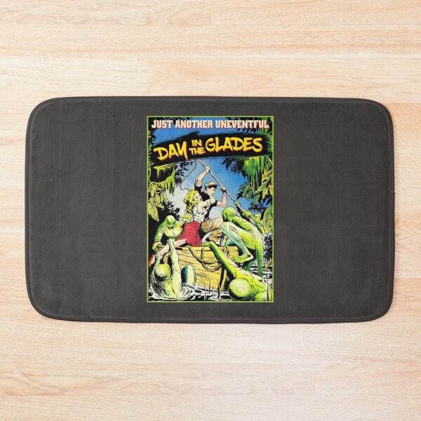 Item preview, Vintage Swamp Monster Retro Horror Poster Florida Everglades Gift designed and sold by TheAplus.