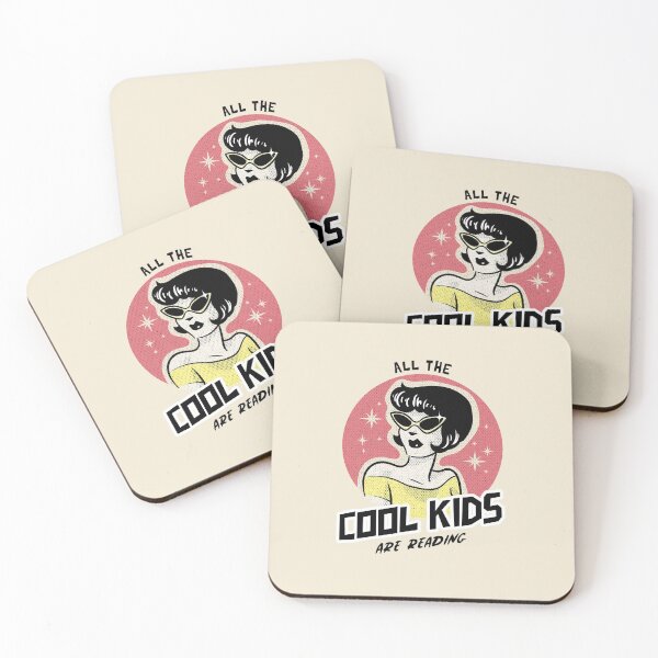 Item preview, All The Cool Kids Are Reading designed and sold by LKDesigns24.