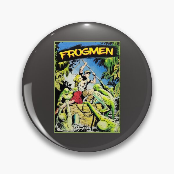 Item preview, Vintage Swamp Monster Frogmen Retro Horror Florida Everglades Gift designed and sold by TheAplus.