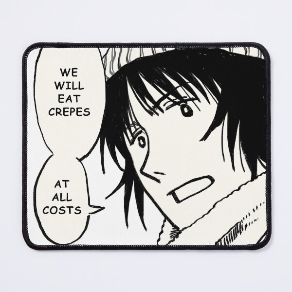 Item preview, I draw that panel of yotsuba's dad saying we will eat crepes at all costs designed and sold by RansRoom.