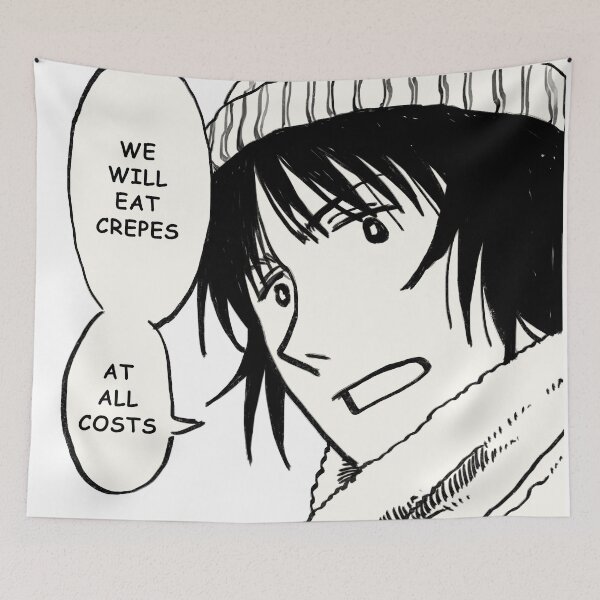 Item preview, I draw that panel of yotsuba's dad saying we will eat crepes at all costs designed and sold by RansRoom.