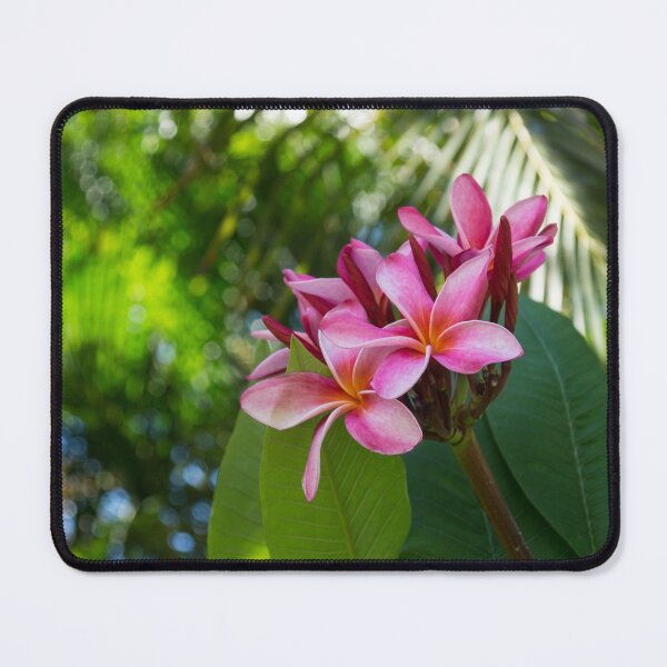 Item preview, Tropical Paradise - Fragrant, Hot Pink Plumeria in a Lush Garden designed and sold by Georgia Mizuleva.