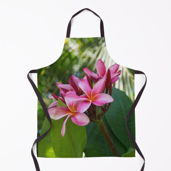Item preview, Tropical Paradise - Fragrant, Hot Pink Plumeria in a Lush Garden designed and sold by Georgia Mizuleva.
