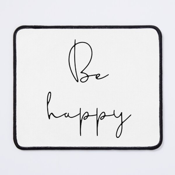 Item preview, Be Happy minimalist designed and sold by TheLemonBox.
