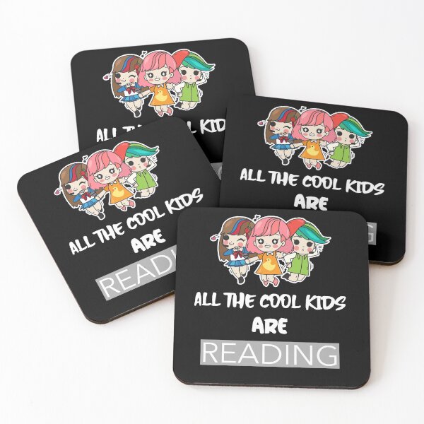 Item preview, All the cool kids are reading.  designed and sold by DesignedBySnip.