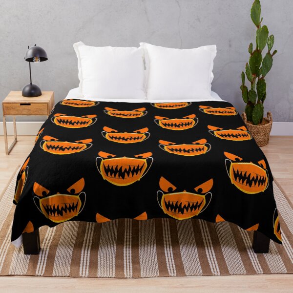 Item preview, Halloween pumpkin scary face with mask for children designed and sold by urban-design.