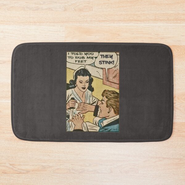 Item preview, Vintage Rub my Feet Foot Massage Love Retro Romance Gift designed and sold by TheAplus.