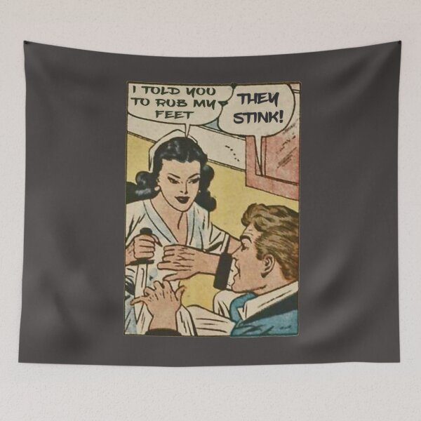 Item preview, Vintage Rub my Feet Foot Massage Love Retro Romance Gift designed and sold by TheAplus.