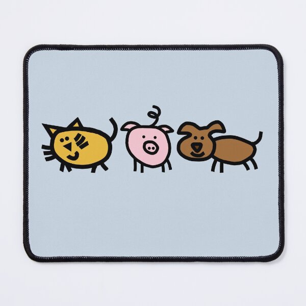 Item preview, Cute Cat Pig Dog designed and sold by ellenhenry.