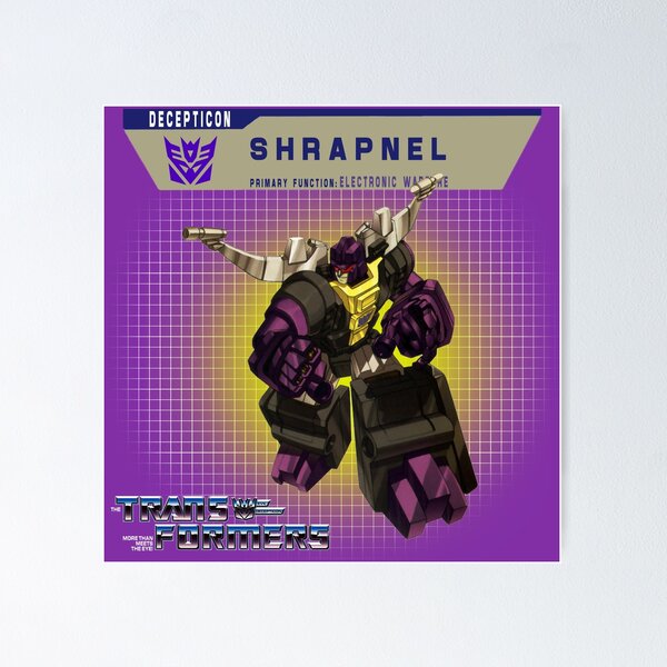 Item preview, Shrapnel Modern designed and sold by Movie-Takedown.