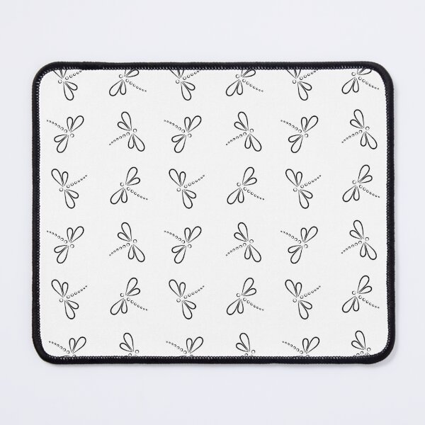 Item preview,  Dragonflies pattern - white background designed and sold by CyrielleShop.