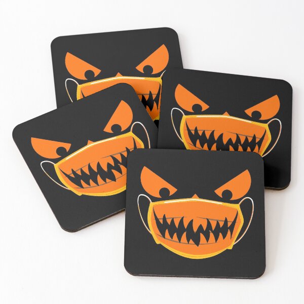 Item preview, Halloween pumpkin face scary face with mask for children designed and sold by urban-design.