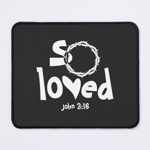 Item preview, Christian Design - So Loved - John 3:16 designed and sold by simplydesignart.