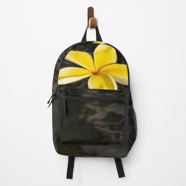 Item preview, Golden Yellow - Sparkling Plumeria Blossom in Dark Waters designed and sold by Georgia Mizuleva.