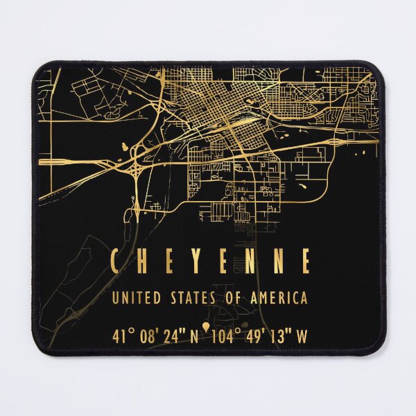 Item preview, CHEYENNE MAP USA designed and sold by hatimelhag.