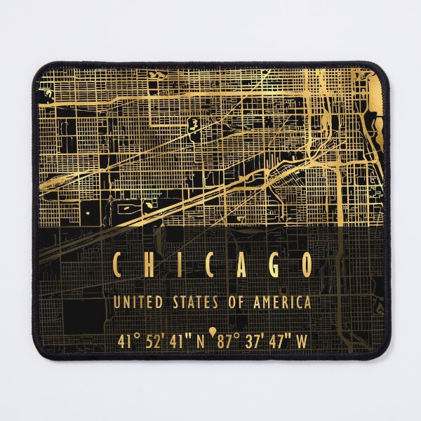Item preview, CHICAGO MAP USA designed and sold by hatimelhag.
