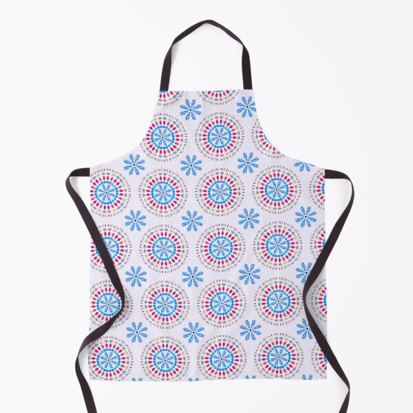 Item preview, Vintage mandala pattern. Red, white, and blue colorful mandalas.  designed and sold by Zendays.