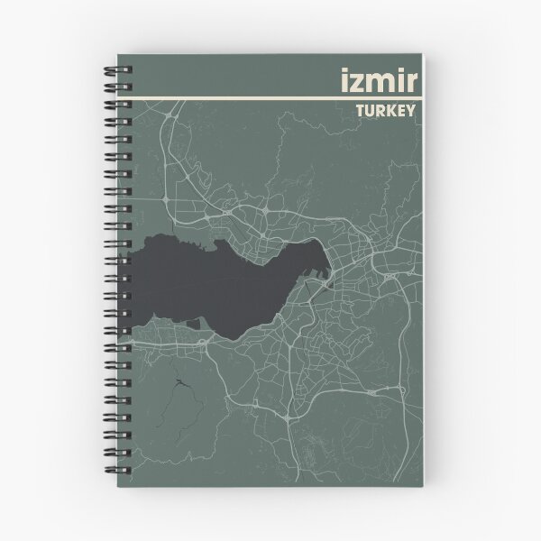 Item preview, İzmir Turkey Map designed and sold by mertcanglz.