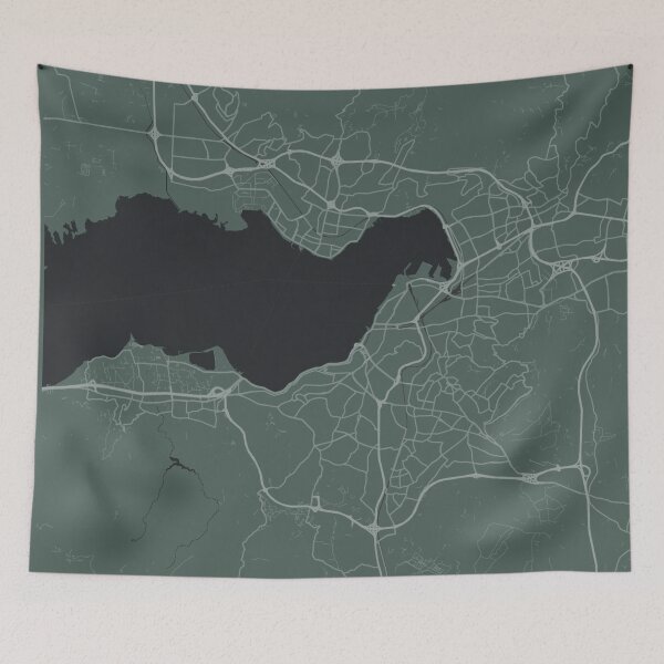 Item preview, İzmir Turkey Map designed and sold by mertcanglz.