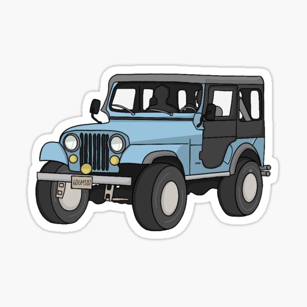 Stiles' Jeep - Teen Wolf Sticker