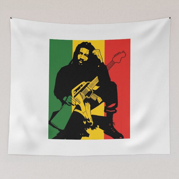 Item preview, Peter Tosh Reggae Musician Wailers Successful Solo Artist Rastafari Murdered Peter Tosh Flag Idol Gi designed and sold by PeterToshRaney.