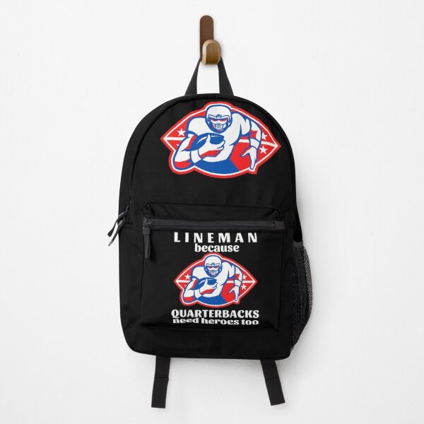 Item preview, Lineman Because Quarterbacks Need Heroes Too (White Text) - American Football designed and sold by CaitU.
